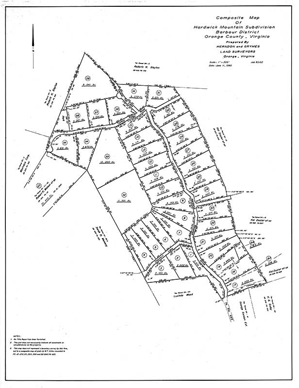 HMOA Subdivision Plat